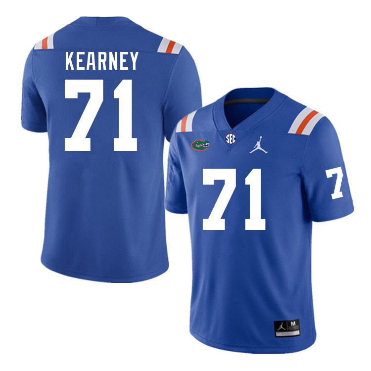 Men #71 Roderick Kearney Florida Gators College Football Jerseys Stitched Sale-Throwback